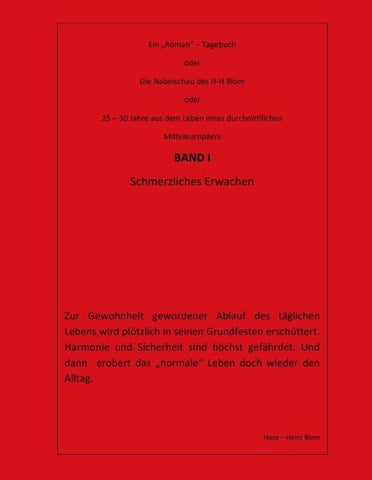 Die Nabelschau des H-H Blom - Band I