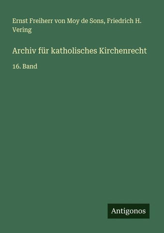Archiv für katholisches Kirchenrecht
