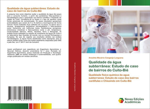 Qualidade da água subterrânea: Estudo de caso de bairros do Cuito-Bié