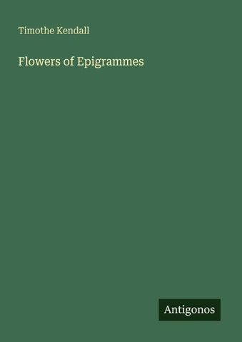 Flowers of Epigrammes