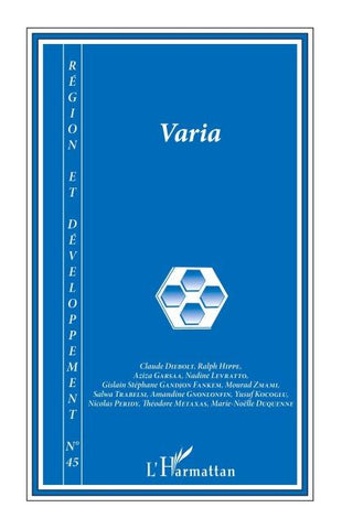Varia (Région et développement 45)