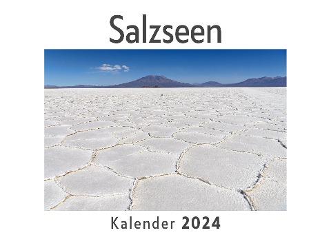 Salzseen (Wandkalender 2024, Kalender DIN A4 quer, Monatskalender im Querformat mit Kalendarium, Das perfekte Geschenk)