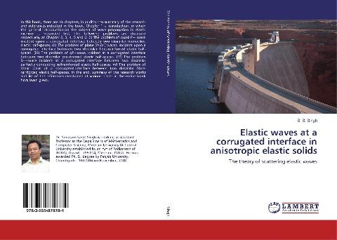 Elastic waves at a corrugated interface in anisotropic elastic solids