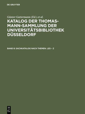 Sachkatalog nach Themen. Les – Z