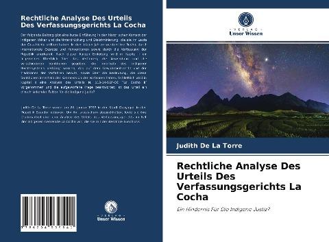Rechtliche Analyse Des Urteils Des Verfassungsgerichts La Cocha