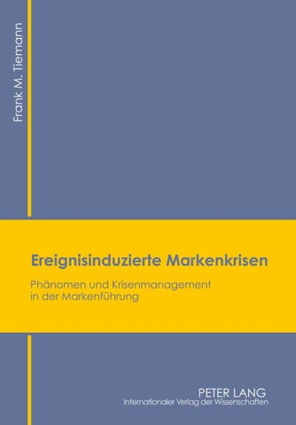 Ereignisinduzierte Markenkrisen