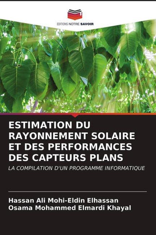 ESTIMATION DU RAYONNEMENT SOLAIRE ET DES PERFORMANCES DES CAPTEURS PLANS