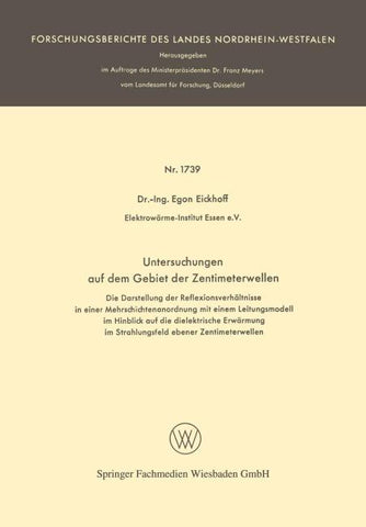 Untersuchungen auf dem Gebiet der Zentimeterwellen