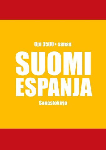 Suomi-espanja sanastokirja