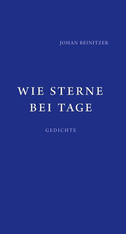 Wie Sterne bei Tage