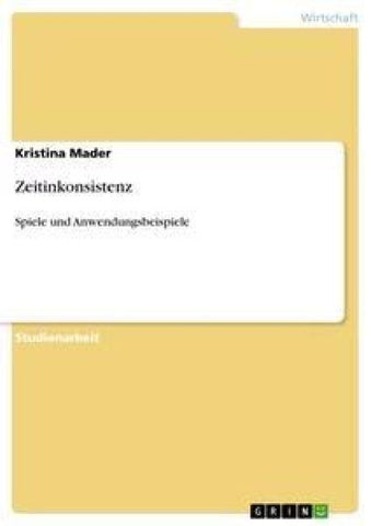 Zeitinkonsistenz