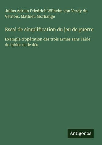 Essai de simplification du jeu de guerre