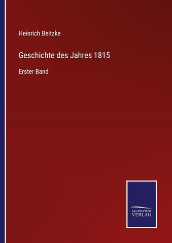 Geschichte des Jahres 1815