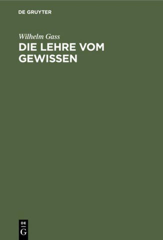 Die Lehre vom Gewissen