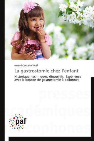 La gastrostomie chez l'enfant