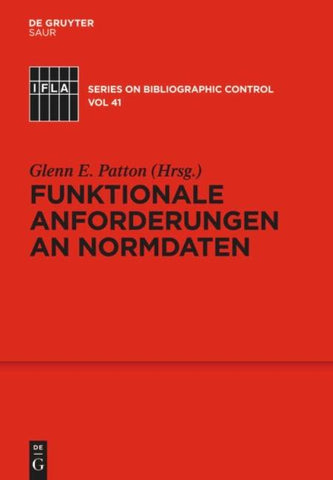 Funktionale Anforderungen an Normdaten