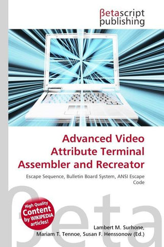 Advanced Video Attribute Terminal Assembler and Recreator