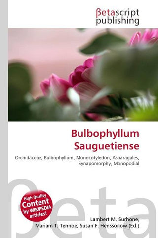 Bulbophyllum Sauguetiense