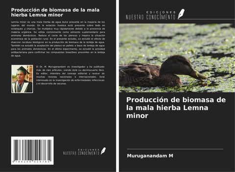 Producción de biomasa de la mala hierba Lemna minor