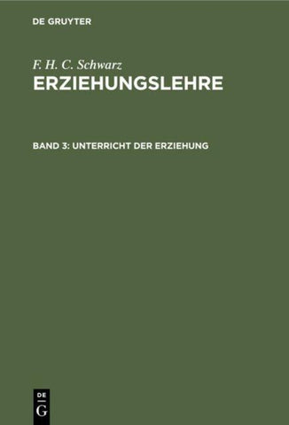 Unterricht der Erziehung