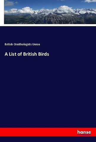 A List of British Birds