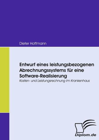 Entwurf eines leistungsbezogenen Abrechnungssystems für eine Software-Realisierung