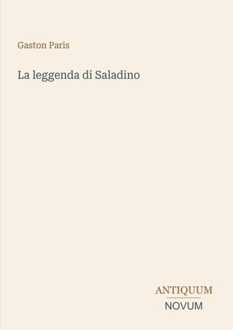 La leggenda di Saladino