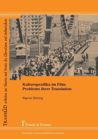 Kulturspezifika im Film: Probleme ihrer Translation