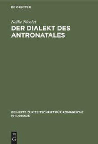 Der Dialekt des Antronatales