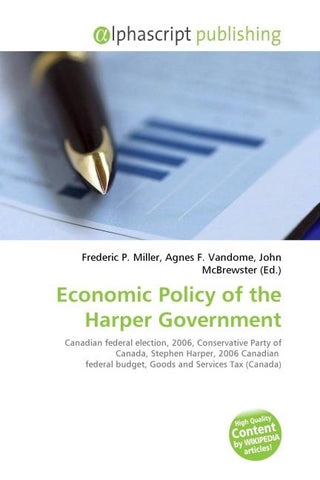 Economic Policy of the Harper Government