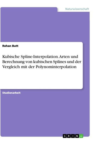 Kubische Spline-Interpolation. Arten und Berechnung von kubischen Splines und der Vergleich mit der Polynominterpolation