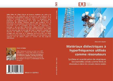 Matériaux diélectriques à hyperfréquence utilisés comme résonateurs