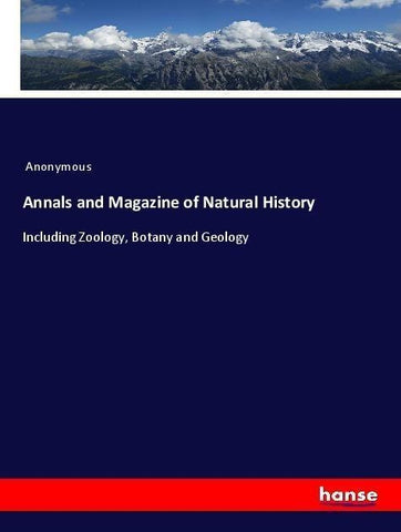 Annals and Magazine of Natural History