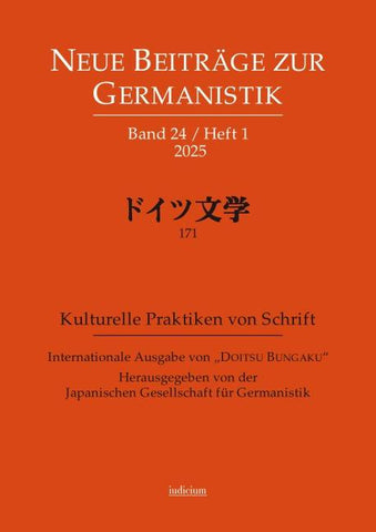 Neue Beiträge zur Germanistik, Band 24 / Heft 1 / 2025