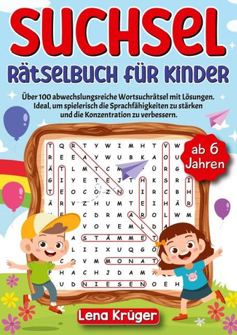 Suchsel Rätselbuch für Kinder ab 6 Jahren