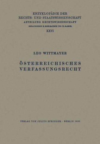 Österreichisches Verfassungsrecht