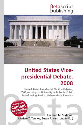 United States Vice-presidential Debate, 2008