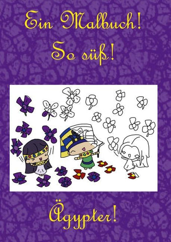 Ein Malbuch! So süß! Ägypter!