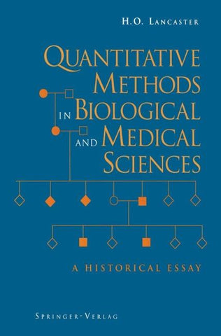 Quantitative Methods in Biological and Medical Sciences