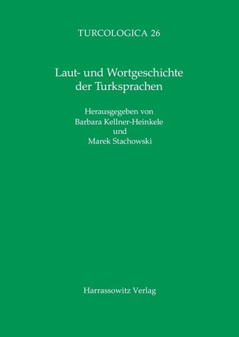 Laut- und Wortgeschichte der Türksprachen