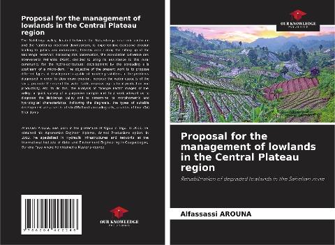 Proposal for the management of lowlands in the Central Plateau region