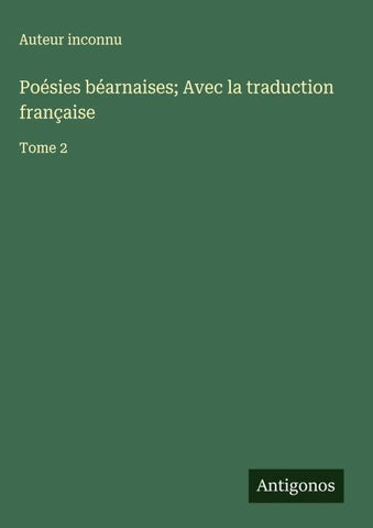 Poésies béarnaises; Avec la traduction française