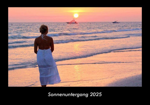 Sonnenuntergang 2025 Fotokalender DIN A3