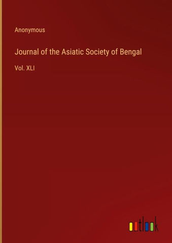 Journal of the Asiatic Society of Bengal