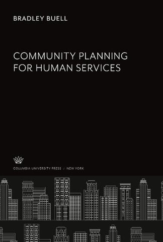 Community Planning for Human Services