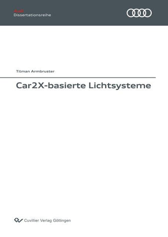 Car2X-basierte Lichtsysteme