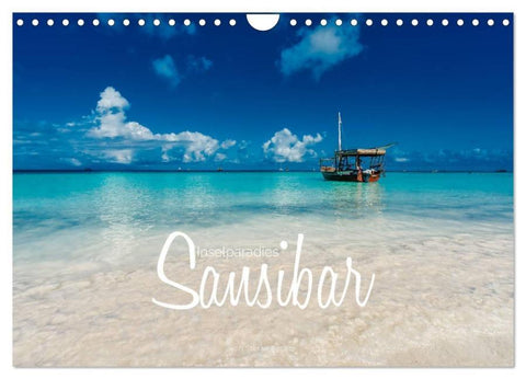Inselparadies Sansibar (Wandkalender 2026 DIN A4 quer), CALVENDO Monatskalender