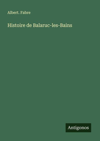 Histoire de Balaruc-les-Bains