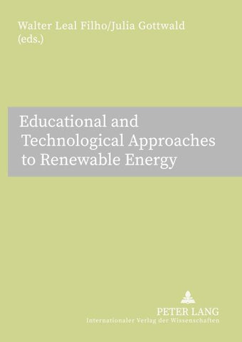 Educational and Technological Approaches to Renewable Energy