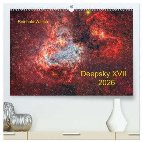 Deepsky XVII (hochwertiger Premium Wandkalender 2026 DIN A2 quer), Kunstdruck in Hochglanz